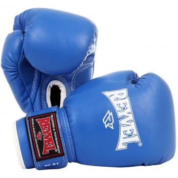 Перчатки боксерские Reyvel 10 унций синие