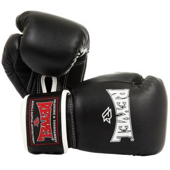 Перчатки боксерские Reyvel 12 унций черные