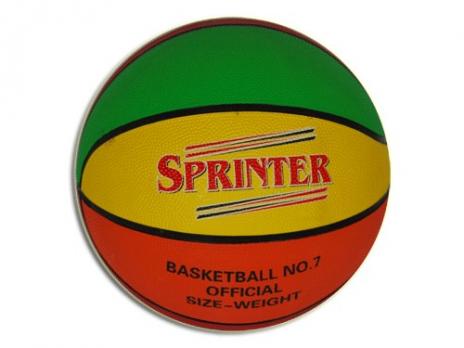 Мяч баскетбольный Sprinter размер 7 цветной