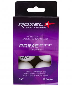 Мяч для настольного тенниса 3 Prime, белый, Roxel