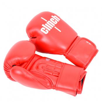 Перчатки боксерские Clinch Olimp красные 12 унций