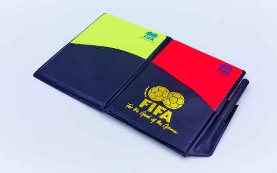 Карточки для арбитра FIFA пластиковые