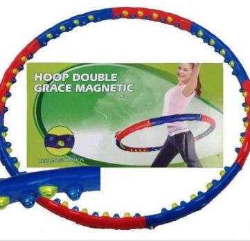 Массажный обруч Hoola-Hoop Double Grace Magnetic