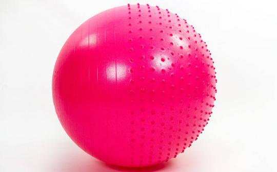 Мяч для фитнеса полумассажный 65 см