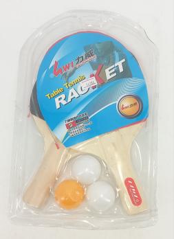Комплект ракеток для на настольного тенниса с тремя шариками