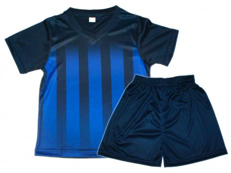 Форма футбольная GS черно-синяя