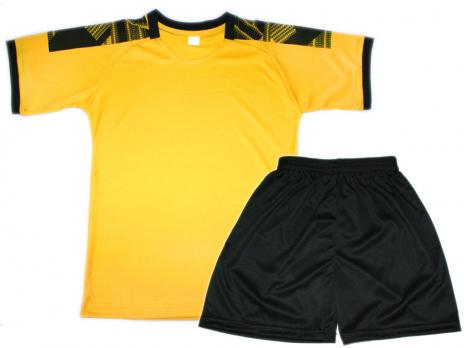 Форма футбольная GS желто-черная