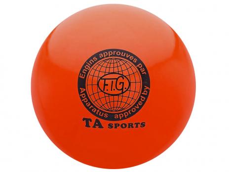 Мяч для художественной гимнастики TA Sport 15 см красный