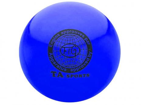 Мяч для художественной гимнастики TA Sport 19 см синий