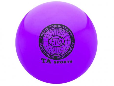 Мяч для художественной гимнастики TA Sport 19 см фиолетовый
